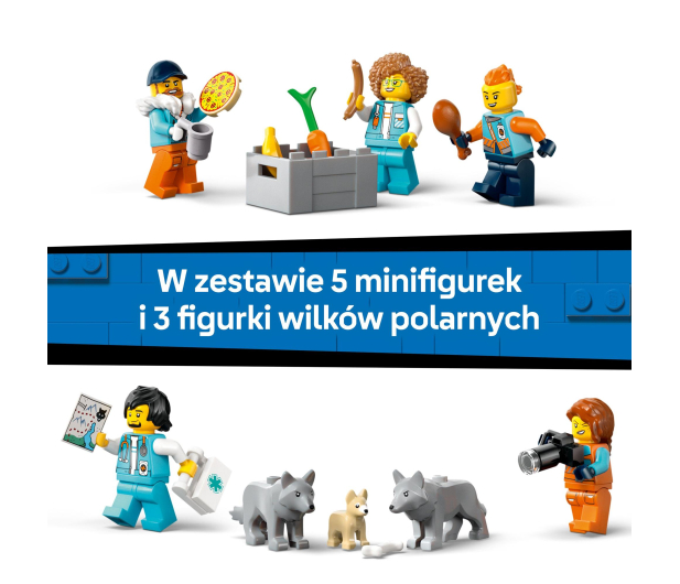 LEGO City 60471 Ciężarówka z laboratorium arktycznej odkrywczyni - 1331646 - zdjęcie 8